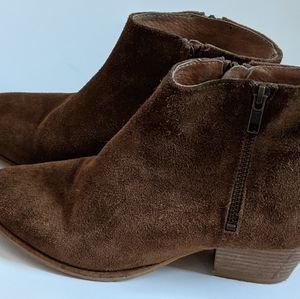 Aldo Brown Suade Ankle Boots